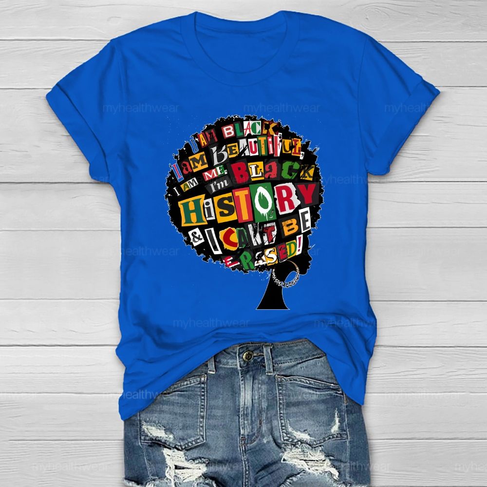 I  Am Black I Am Beautiful  Healthwear T-shirt