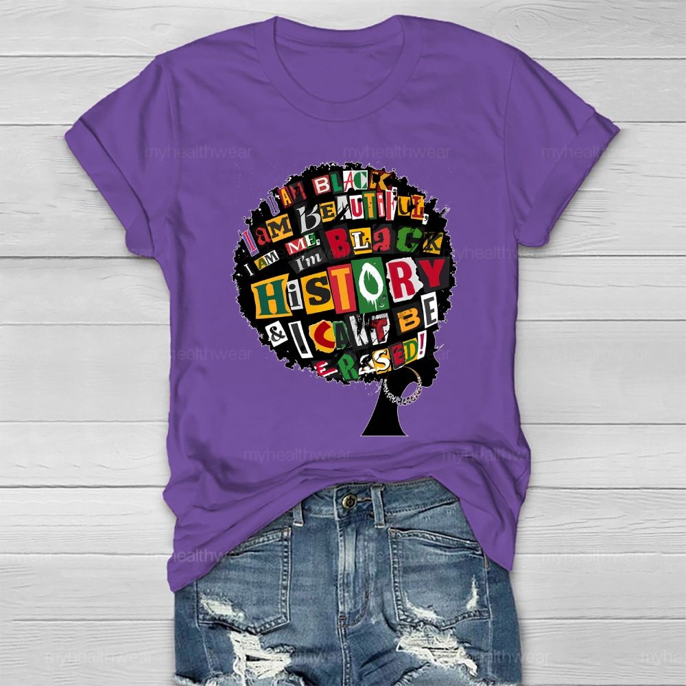 I  Am Black I Am Beautiful  Healthwear T-shirt