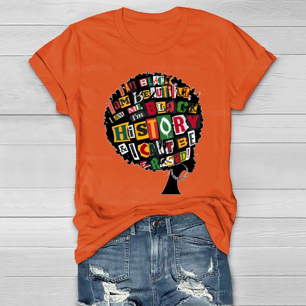 I  Am Black I Am Beautiful  Healthwear T-shirt