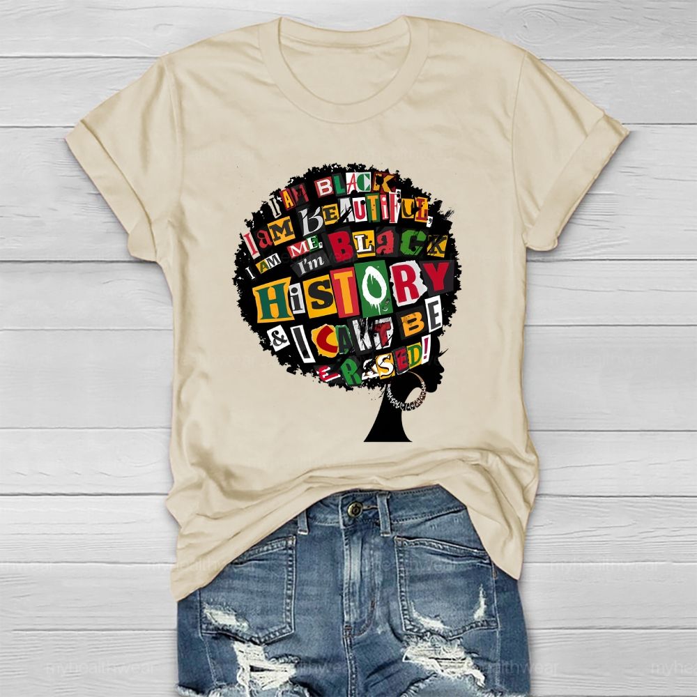 I  Am Black I Am Beautiful  Healthwear T-shirt