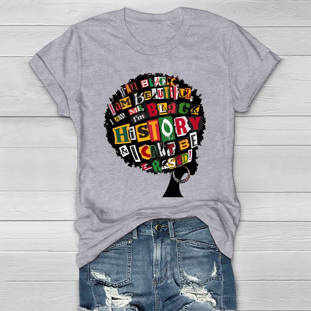 I  Am Black I Am Beautiful  Healthwear T-shirt