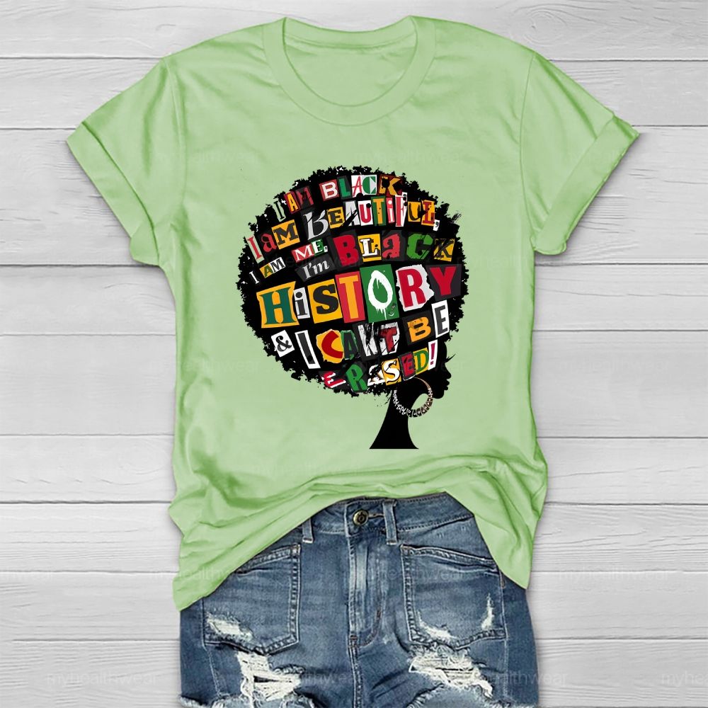 I  Am Black I Am Beautiful  Healthwear T-shirt