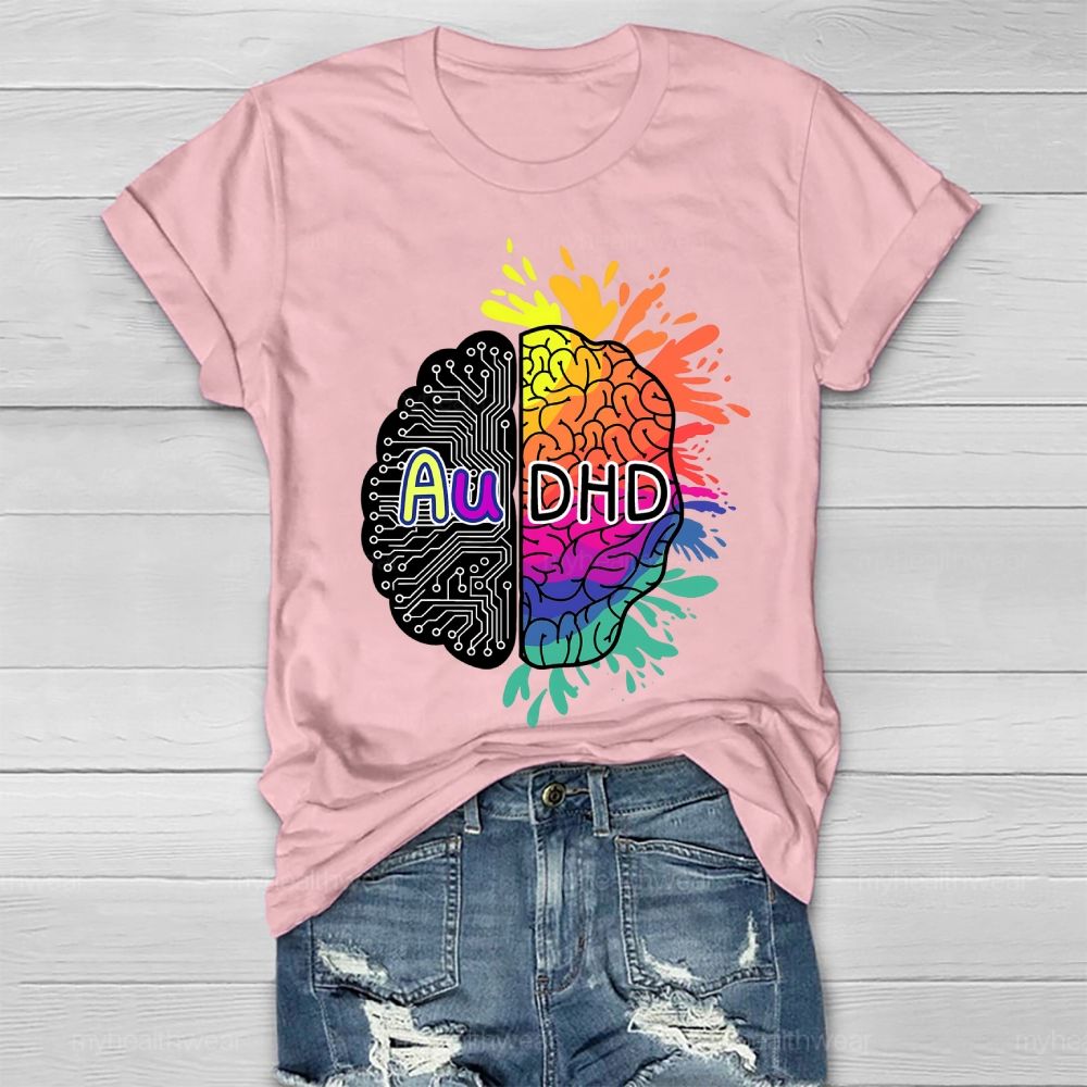 AuDHD Autism ADHD Healthwear T-shirt