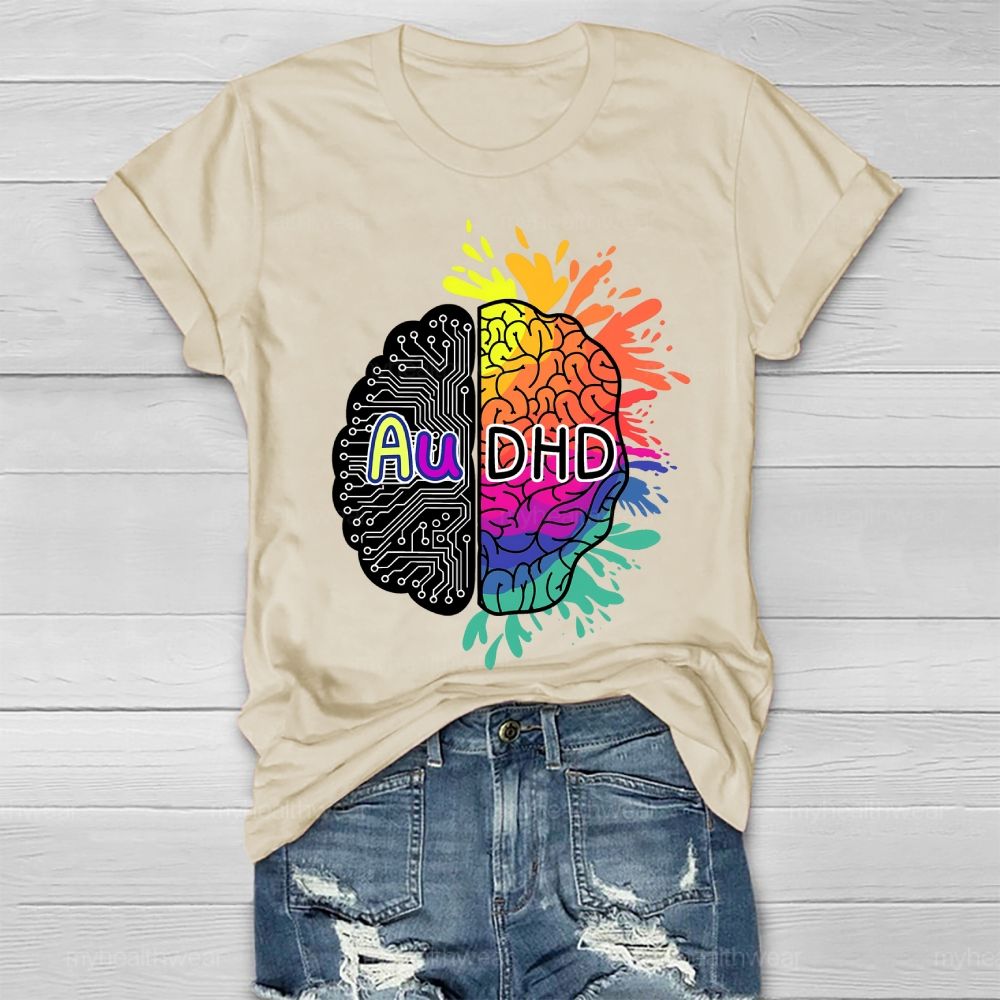 AuDHD Autism ADHD Healthwear T-shirt