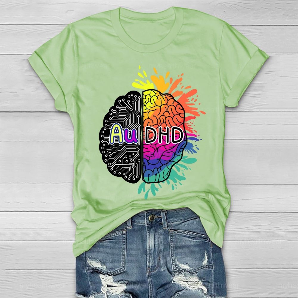 AuDHD Autism ADHD Healthwear T-shirt