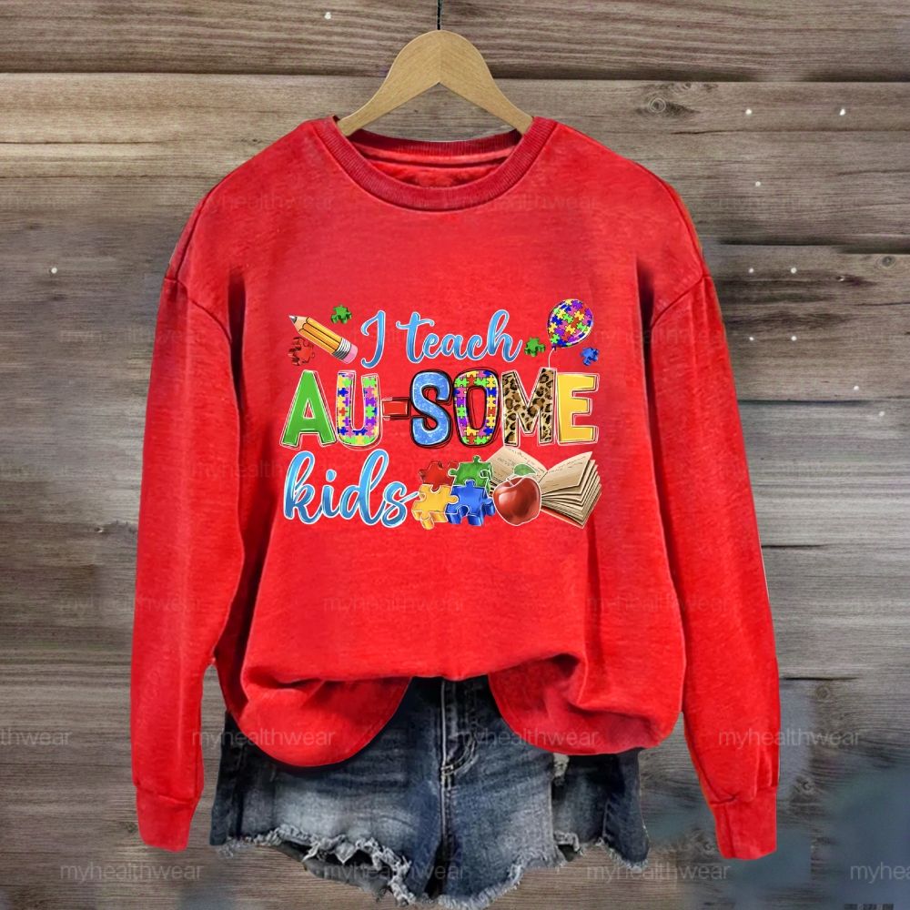 I Teach AU-Some Kids Sweatshirt