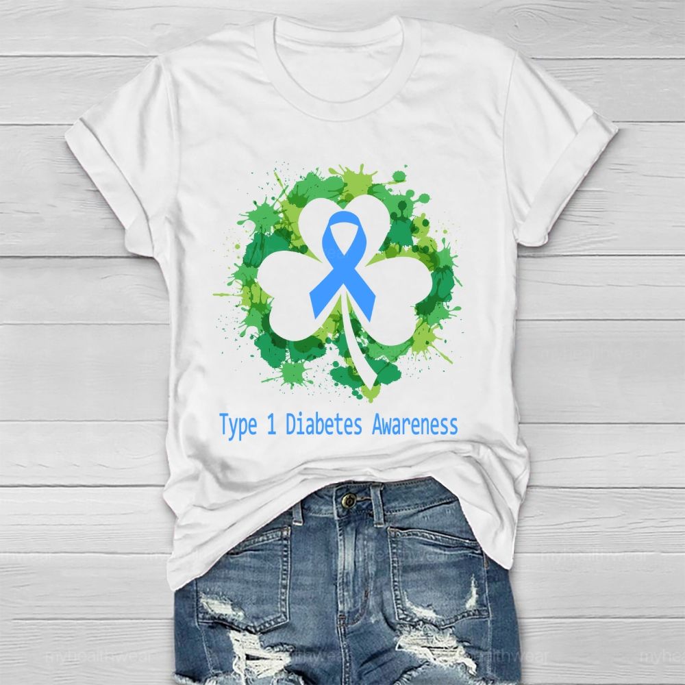 Type 1 Diabetes Awareness Healthwear T-shirt