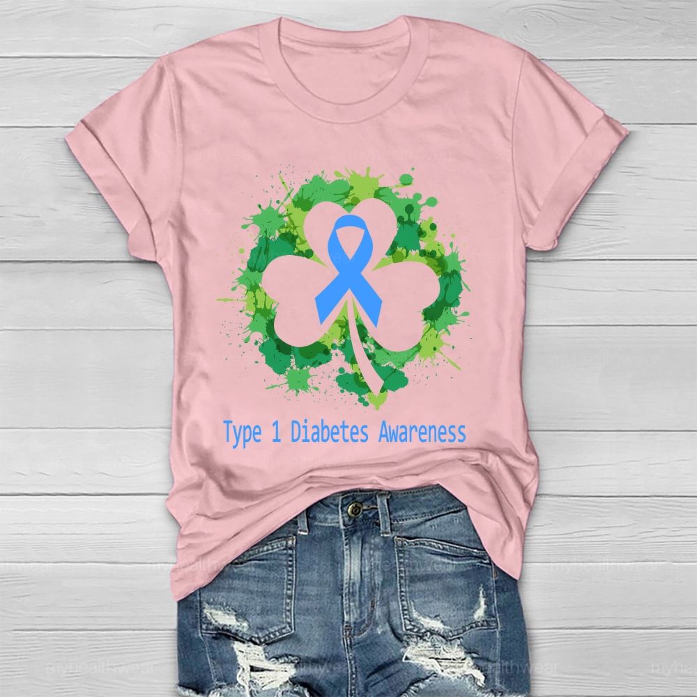 Type 1 Diabetes Awareness Healthwear T-shirt