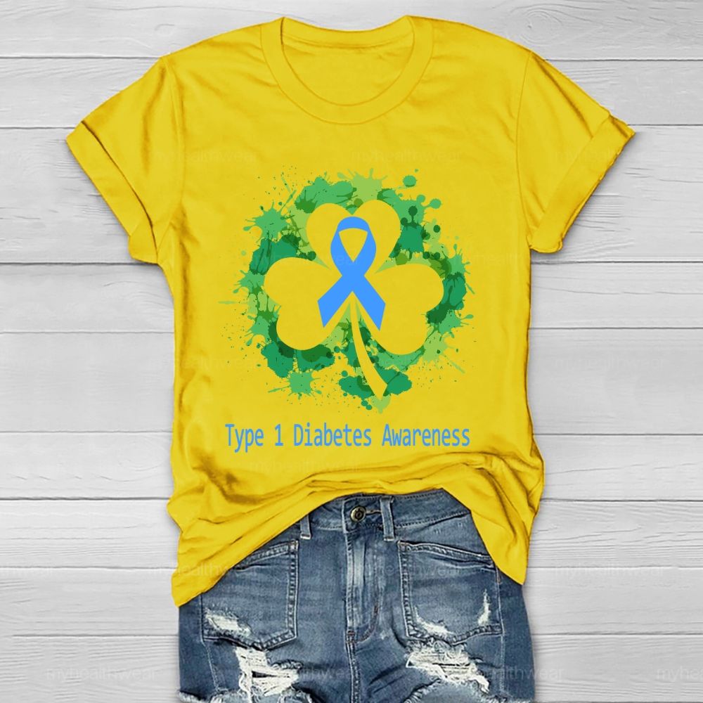 Type 1 Diabetes Awareness Healthwear T-shirt
