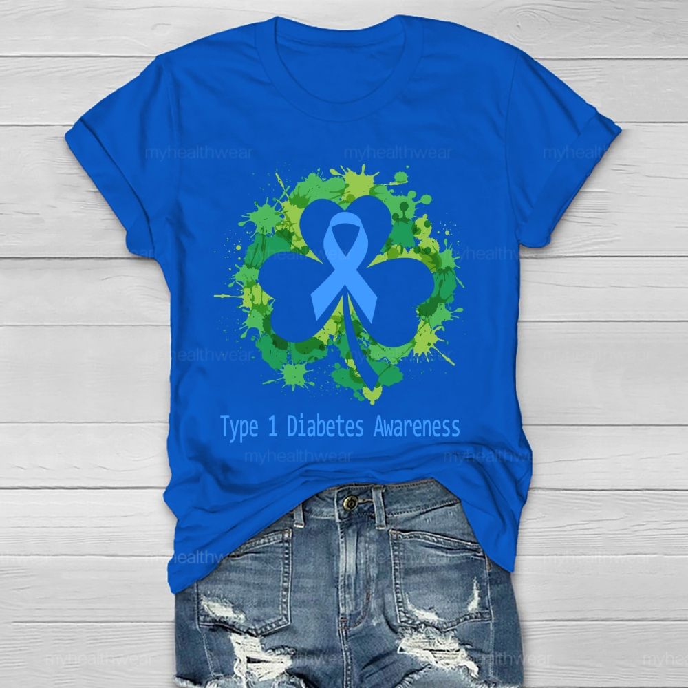 Type 1 Diabetes Awareness Healthwear T-shirt