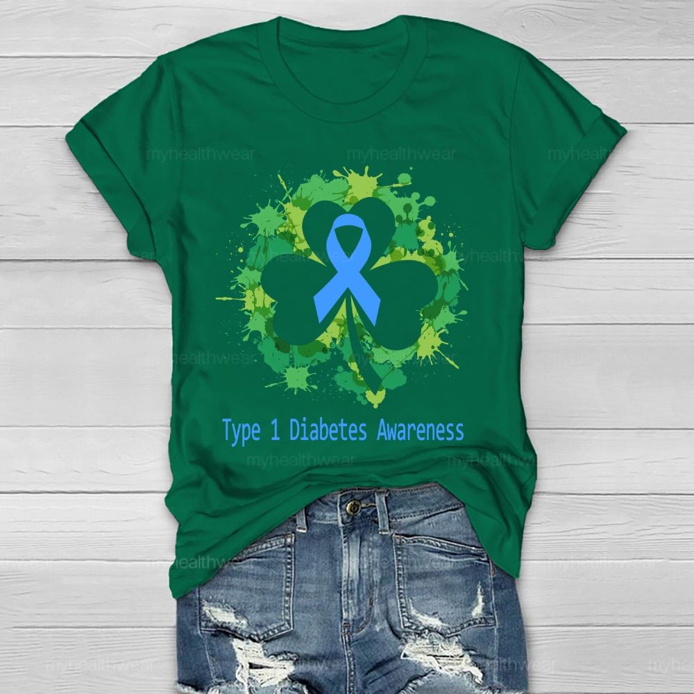 Type 1 Diabetes Awareness Healthwear T-shirt