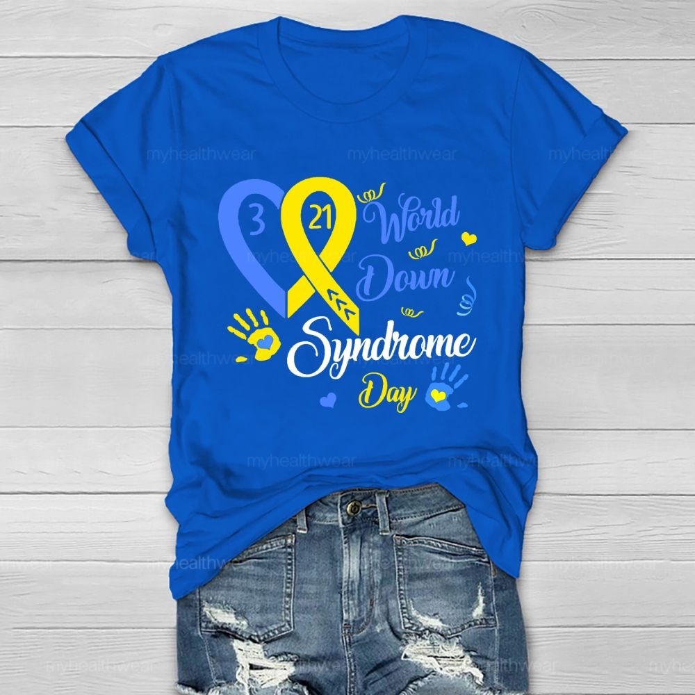 World Down Syndrome Day  Healthwear T-shirt