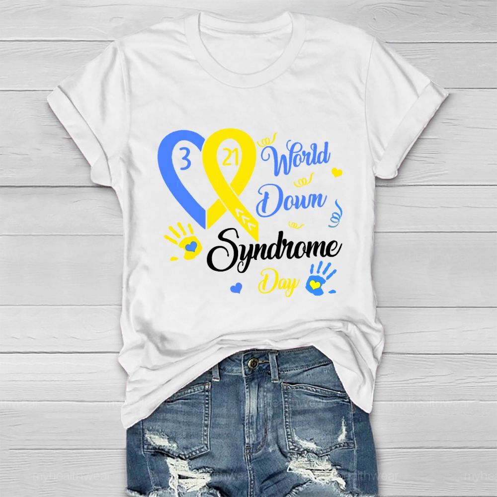 World Down Syndrome Day  Healthwear T-shirt