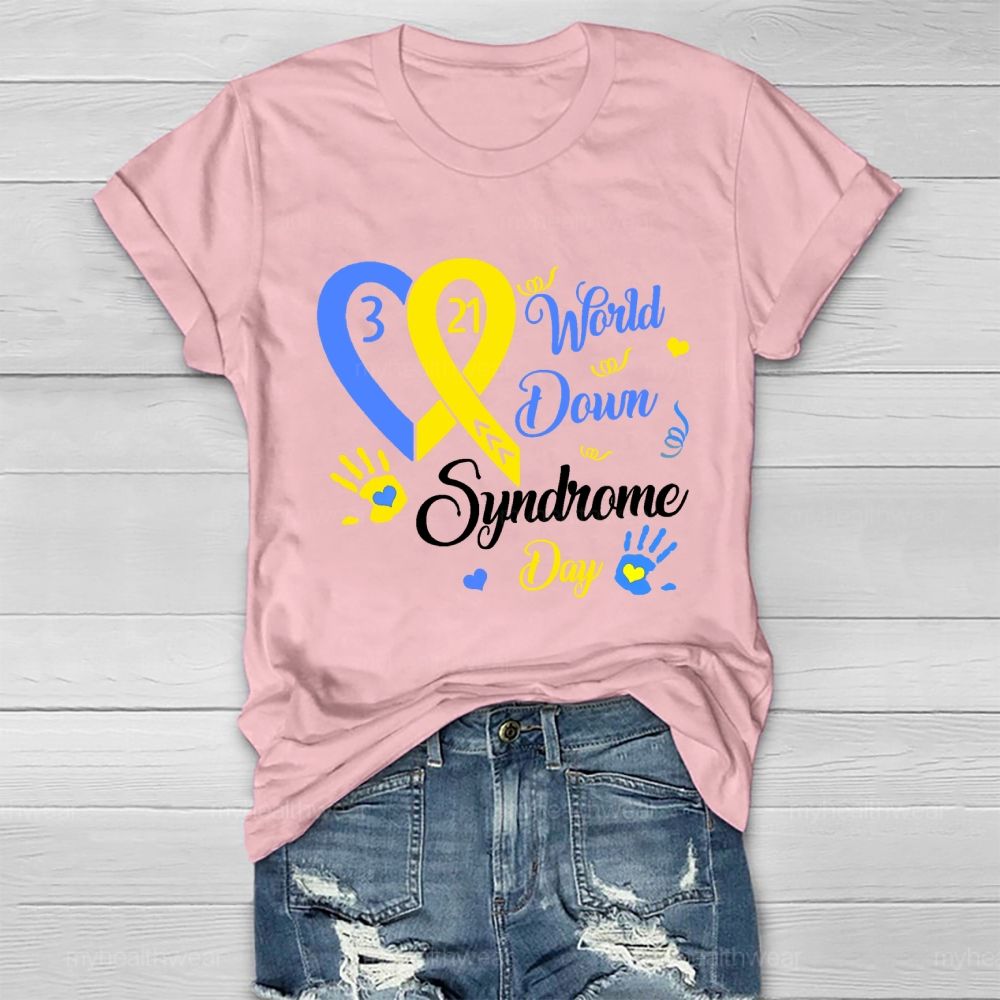 World Down Syndrome Day  Healthwear T-shirt