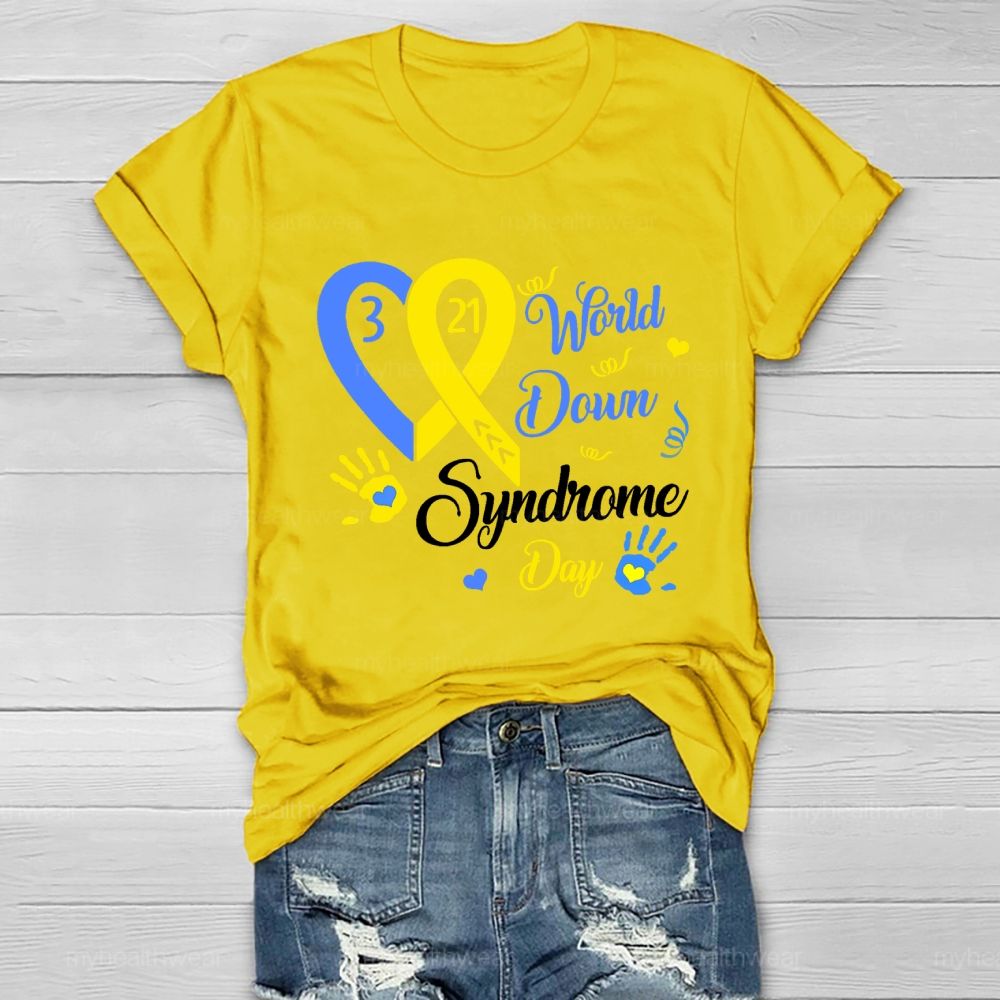 World Down Syndrome Day  Healthwear T-shirt