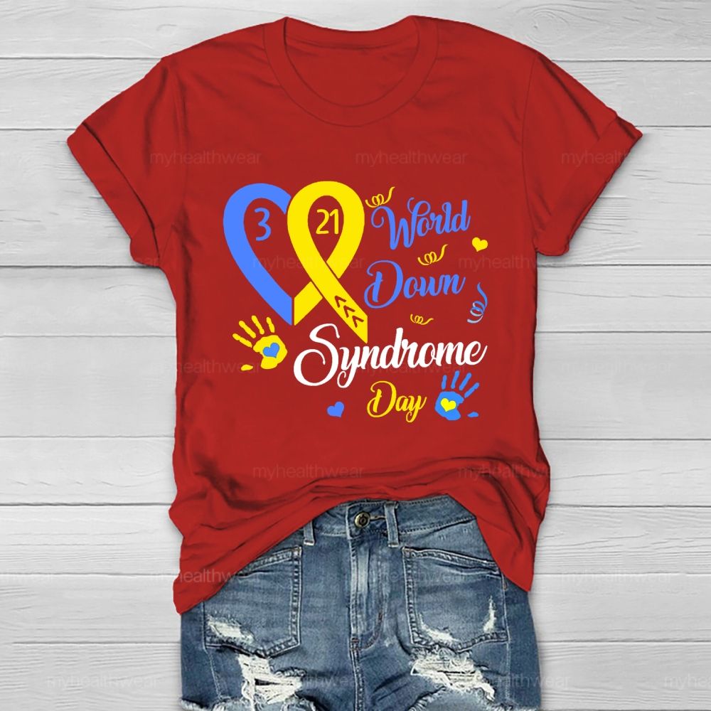 World Down Syndrome Day  Healthwear T-shirt