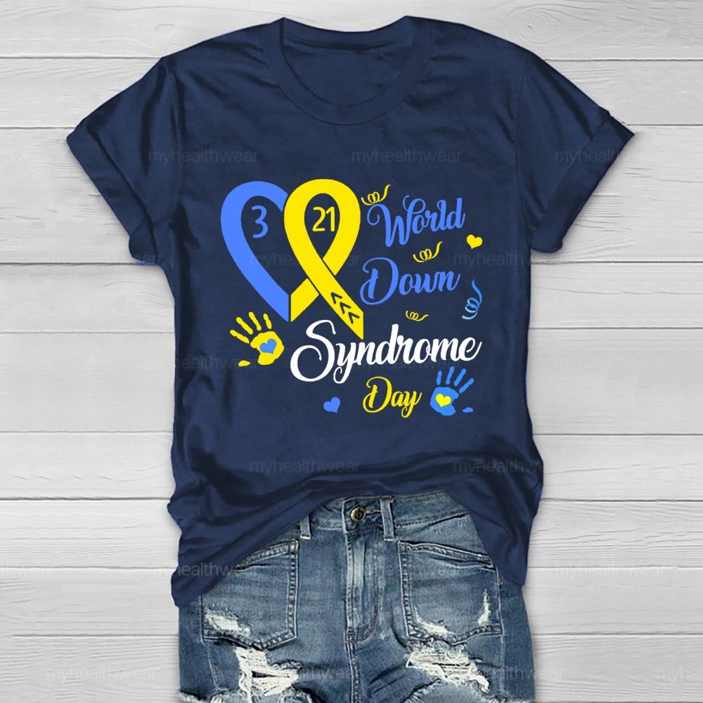World Down Syndrome Day  Healthwear T-shirt