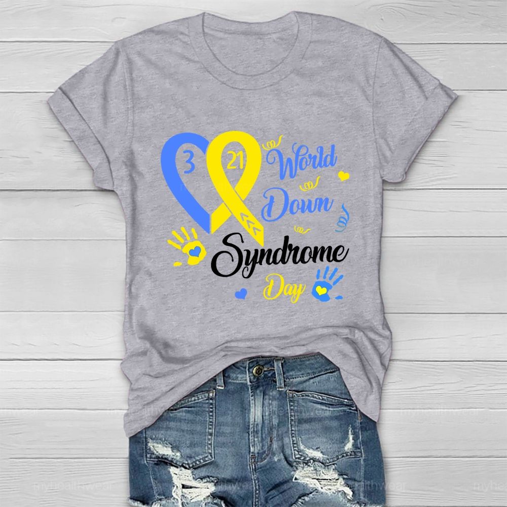 World Down Syndrome Day  Healthwear T-shirt