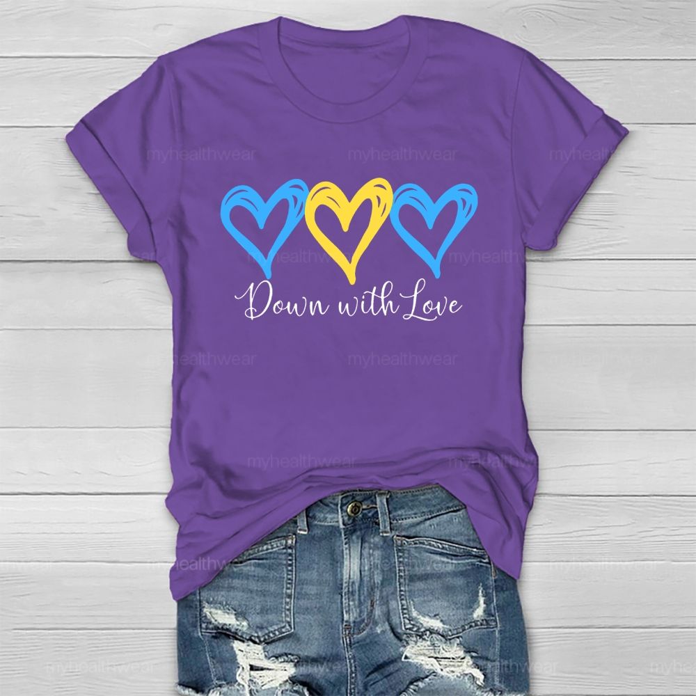 Down With Love  Healthwear T-shirt