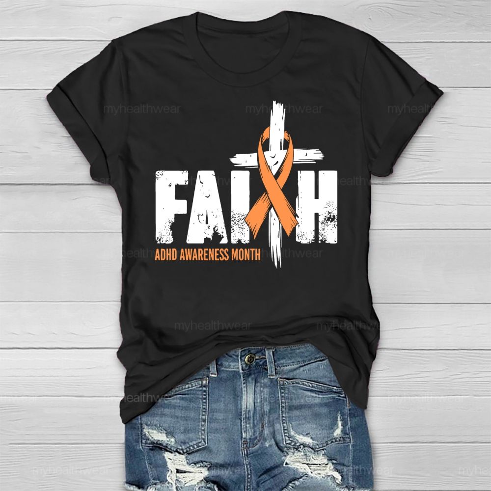 Faith ADHD Awareness Healthwear T-shirt