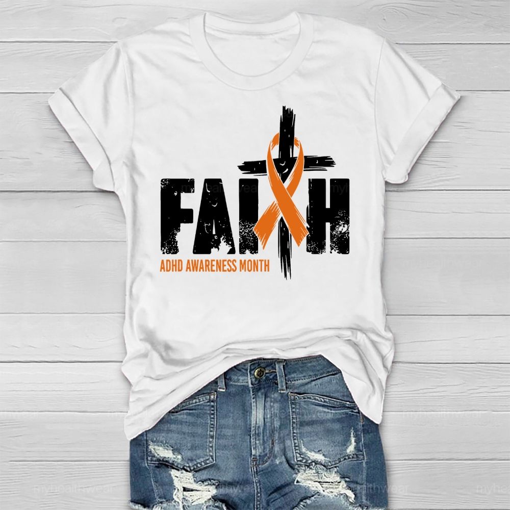 Faith ADHD Awareness Healthwear T-shirt