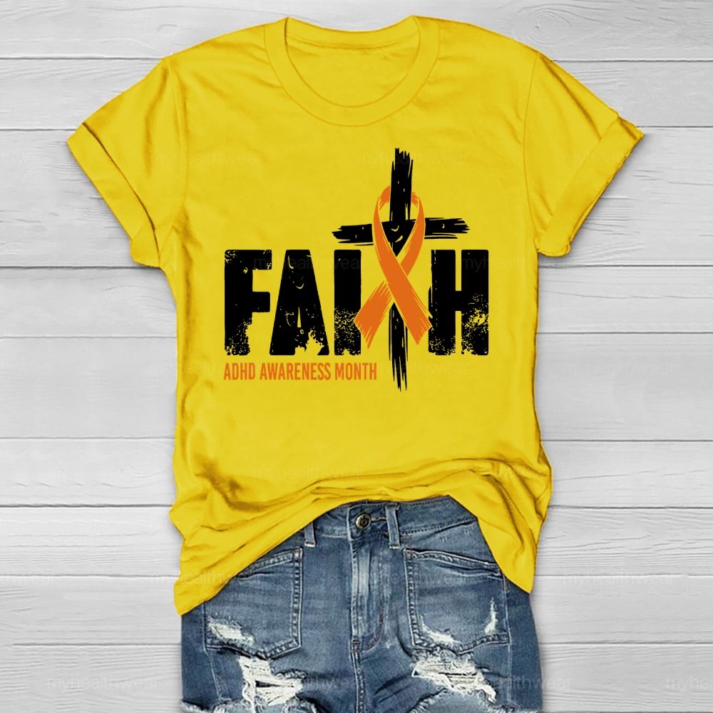 Faith ADHD Awareness Healthwear T-shirt