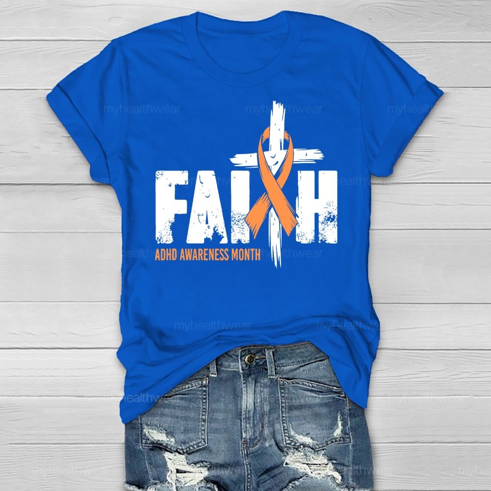 Faith ADHD Awareness Healthwear T-shirt