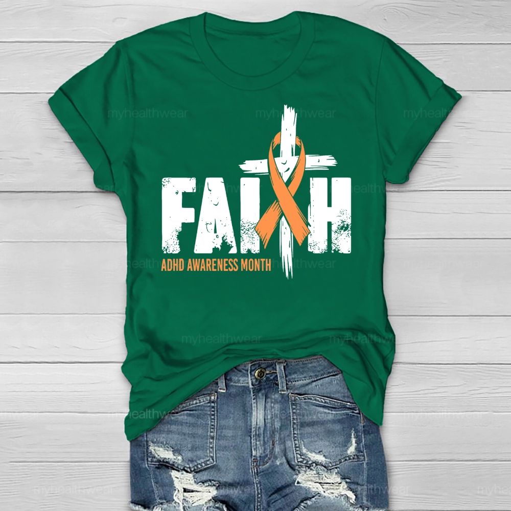 Faith ADHD Awareness Healthwear T-shirt