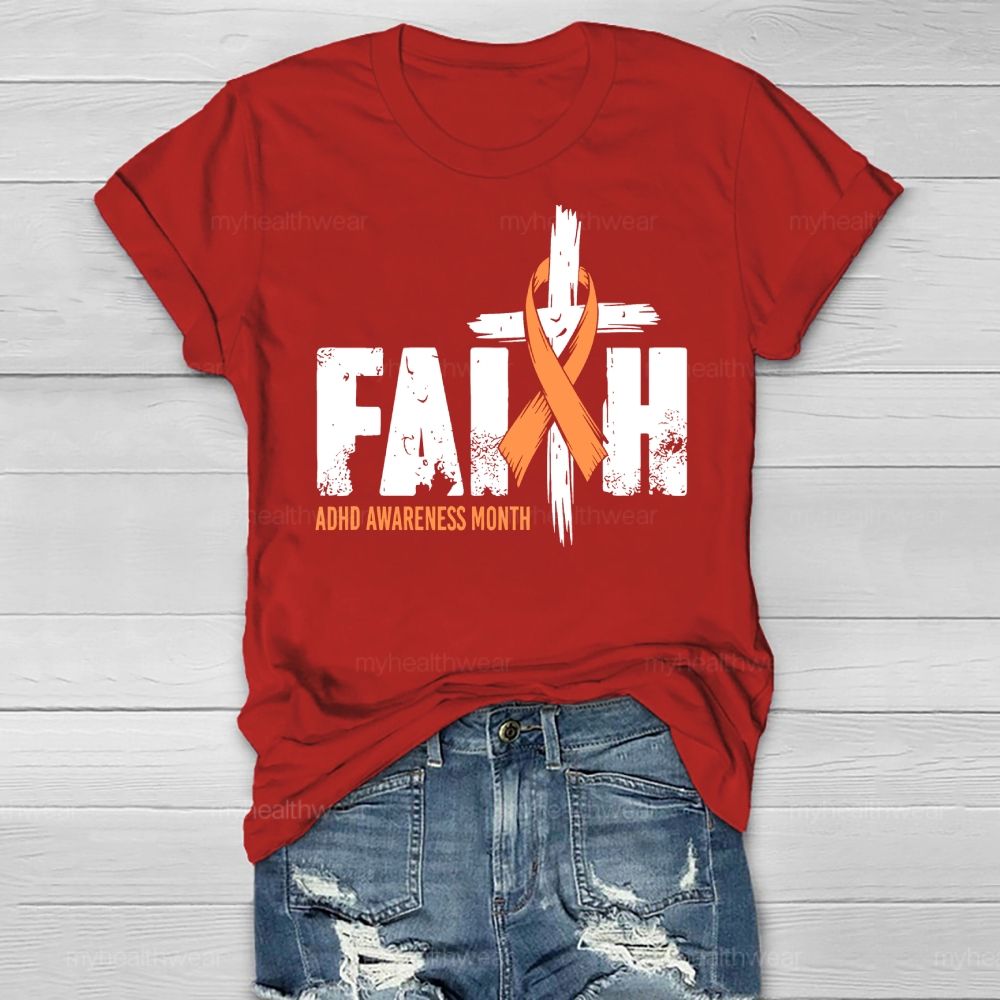Faith ADHD Awareness Healthwear T-shirt