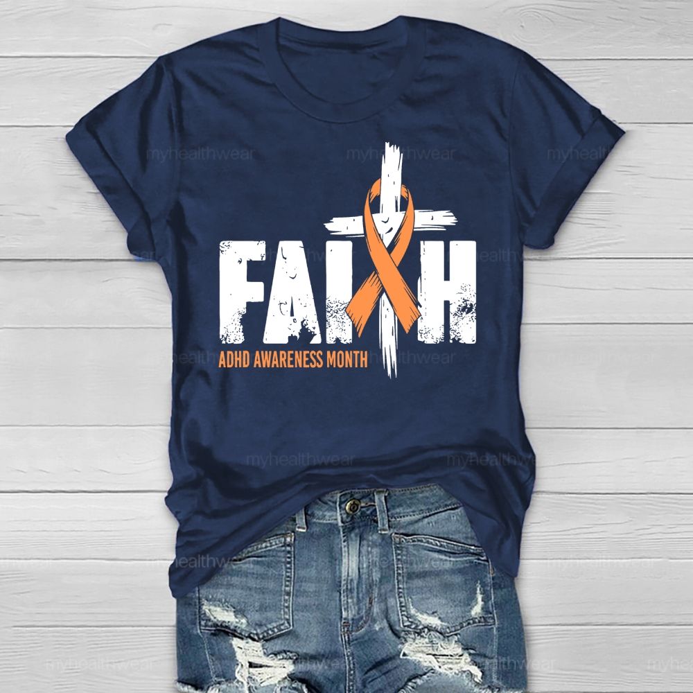 Faith ADHD Awareness Healthwear T-shirt