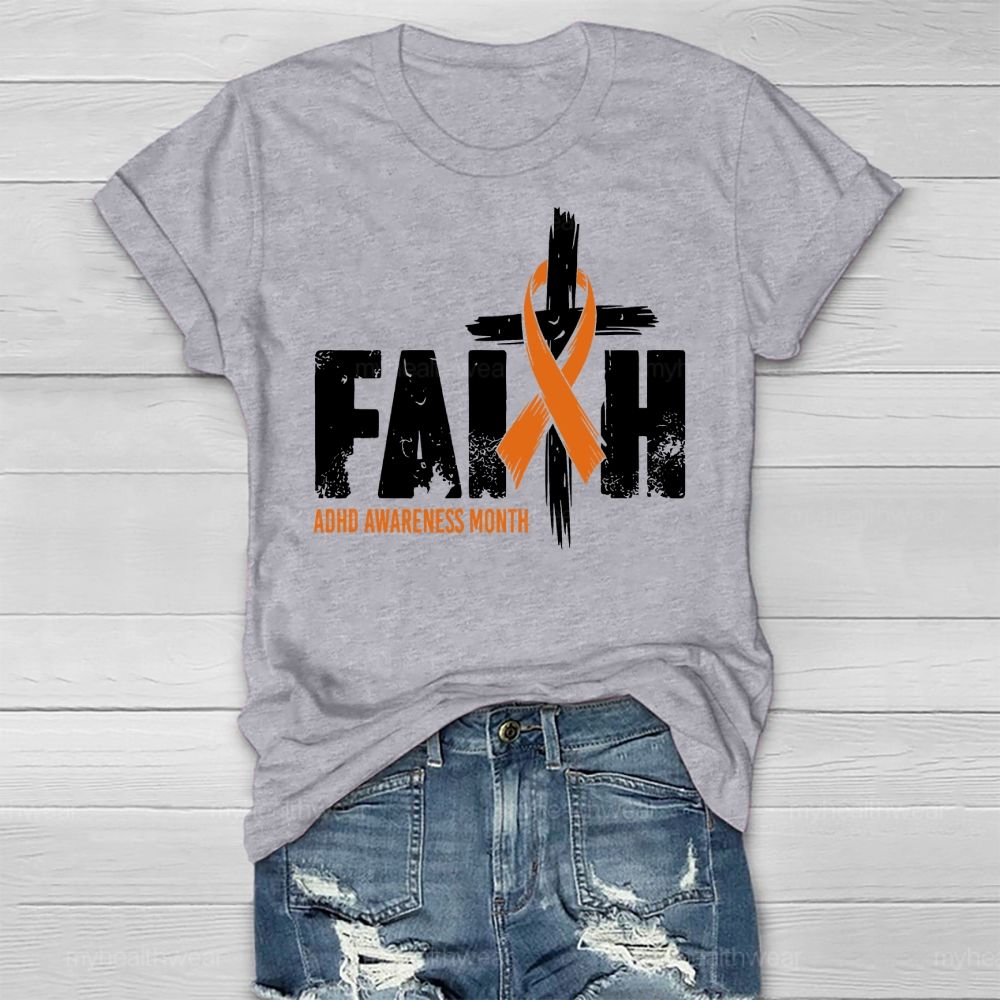 Faith ADHD Awareness Healthwear T-shirt