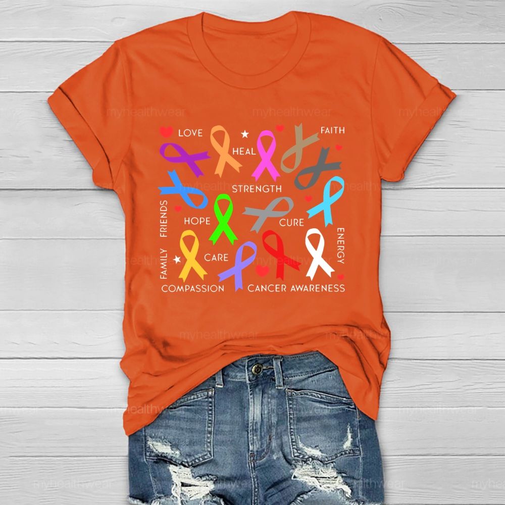 Love Heal Faith Strength Healthwear T-shirt