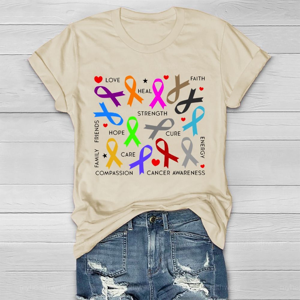 Love Heal Faith Strength Healthwear T-shirt