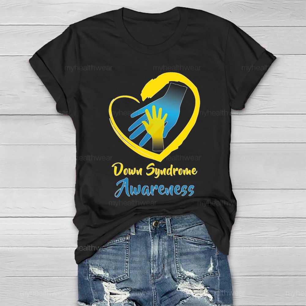 Down Syndrome Awareness Healthwear T-shirt