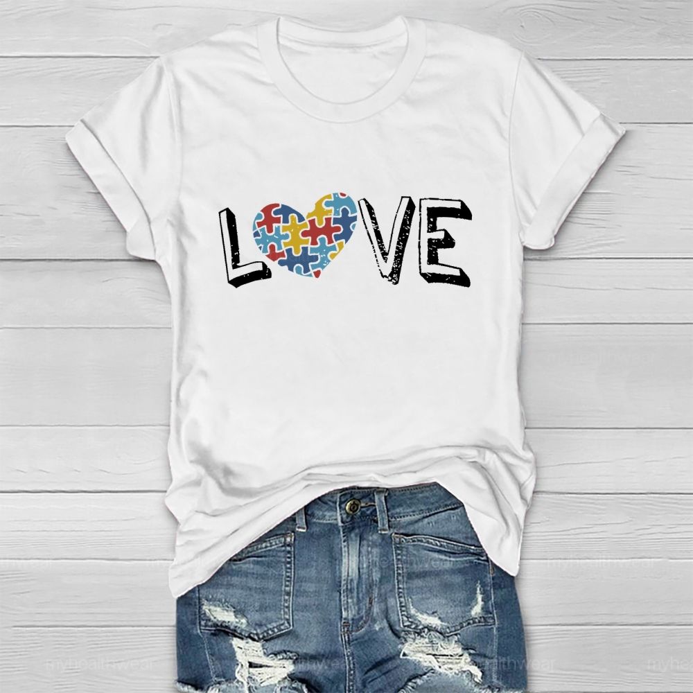 Love Puzzle Healthwear T-shirt
