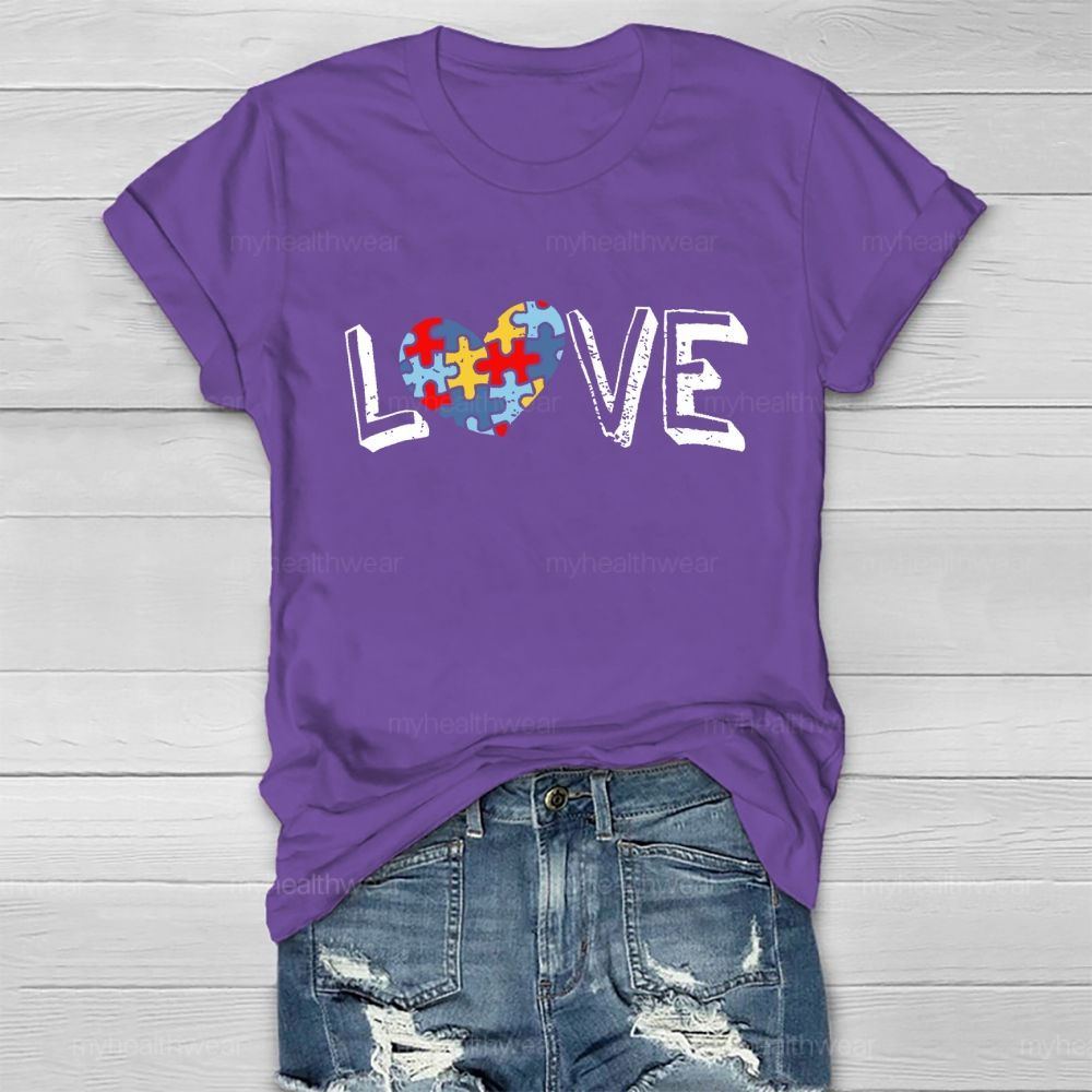 Love Puzzle Healthwear T-shirt