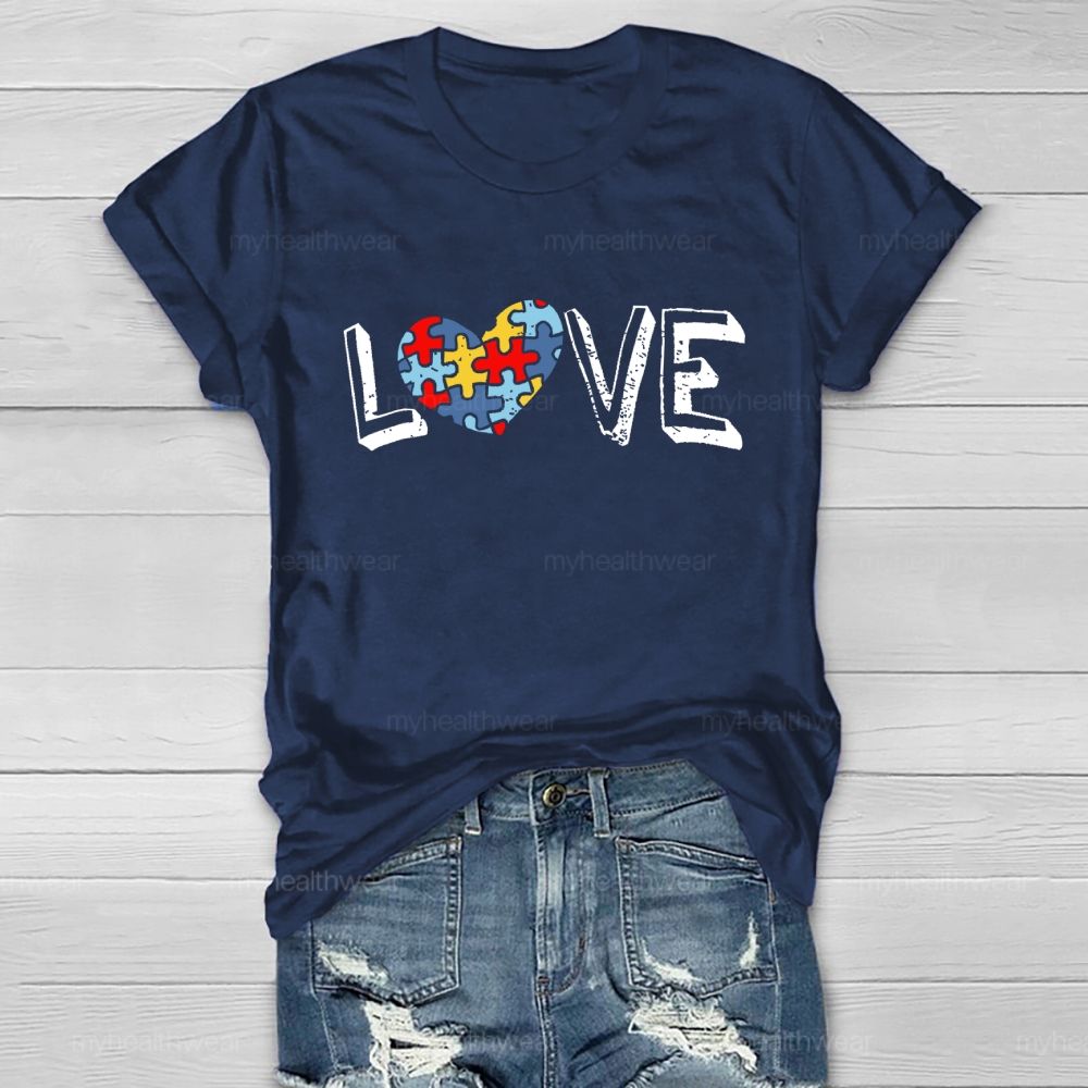 Love Puzzle Healthwear T-shirt