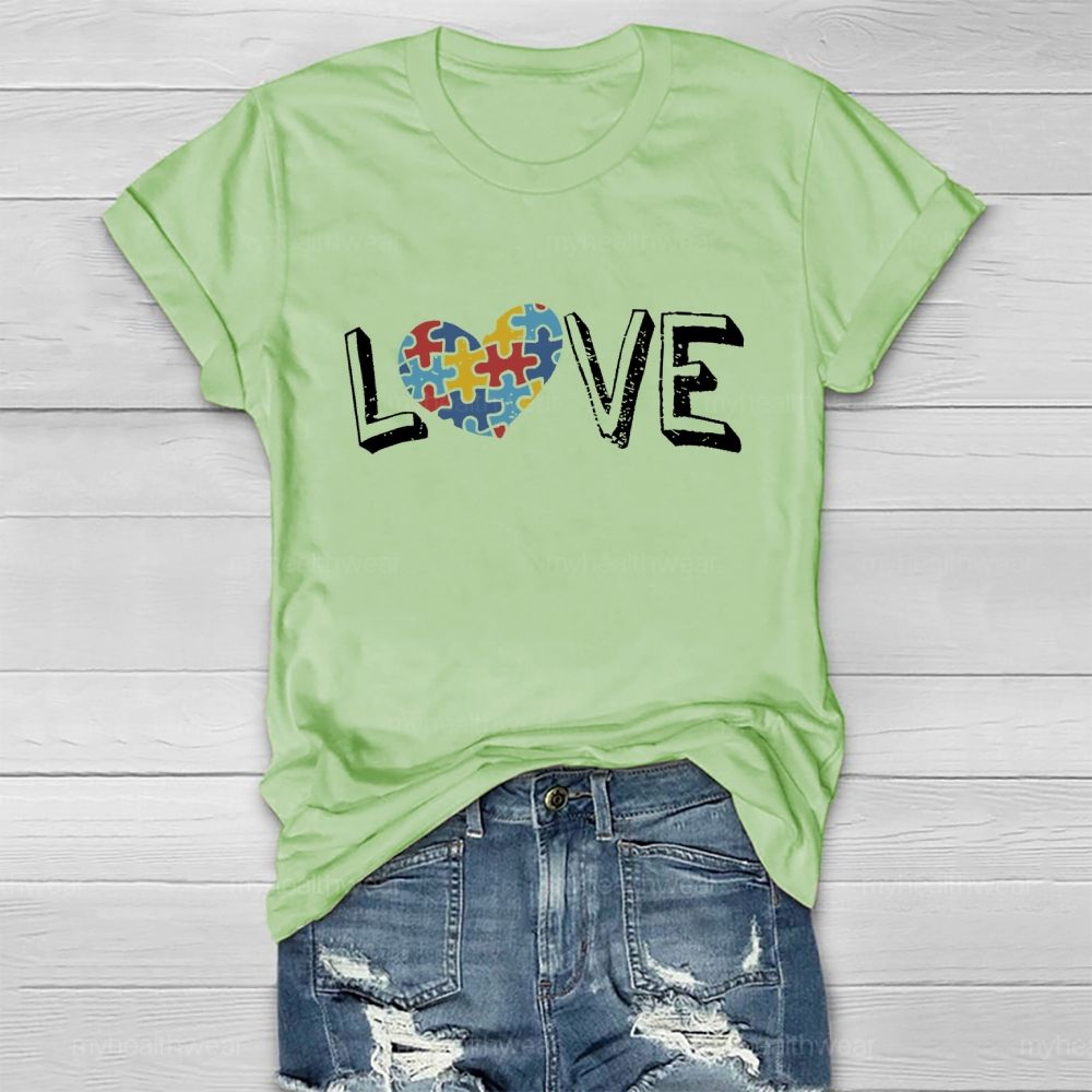 Love Puzzle Healthwear T-shirt