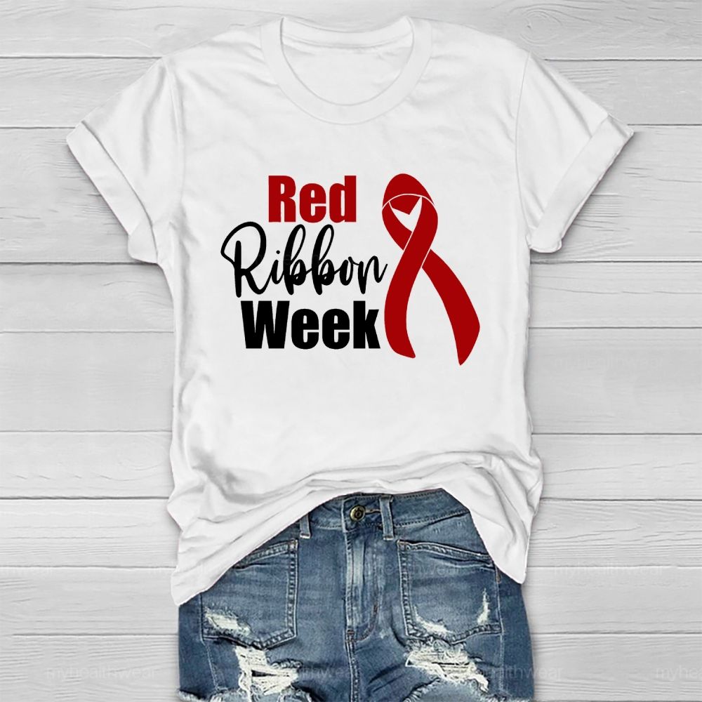 Red Ribbon Week  Healthwear T-shirt