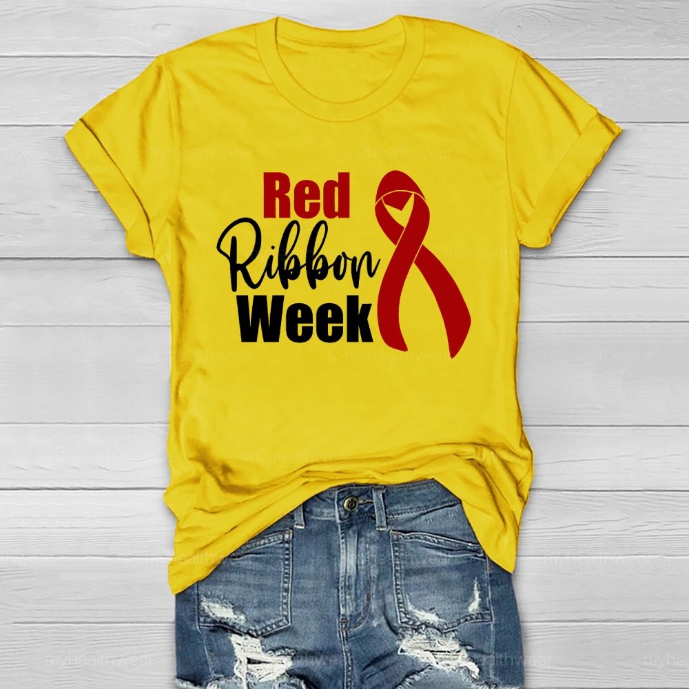 Red Ribbon Week  Healthwear T-shirt