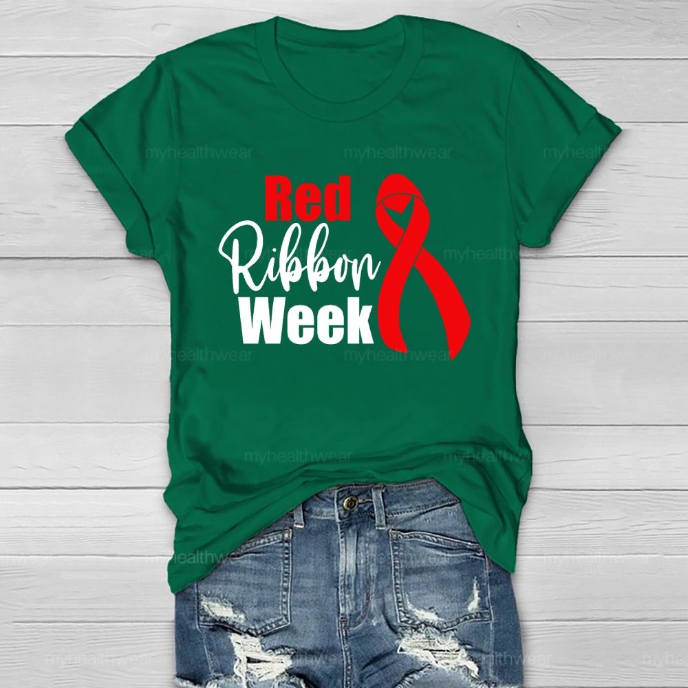 Red Ribbon Week  Healthwear T-shirt