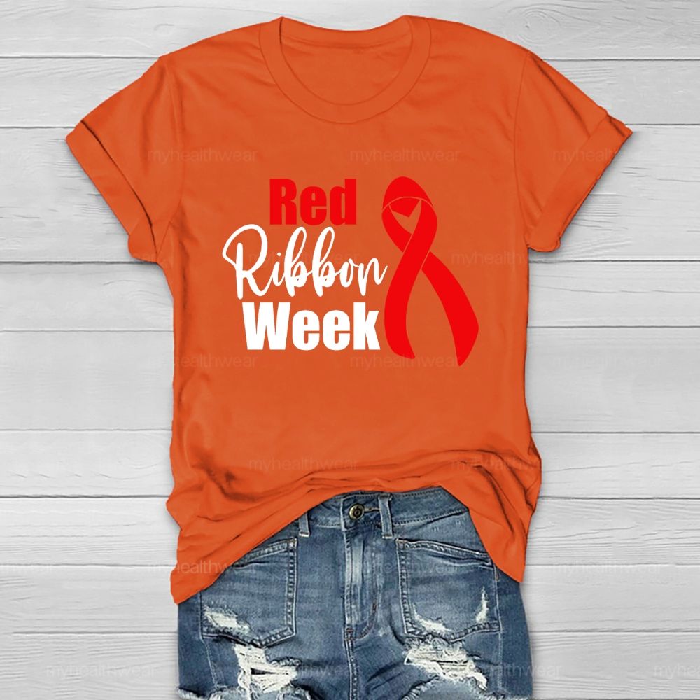 Red Ribbon Week  Healthwear T-shirt