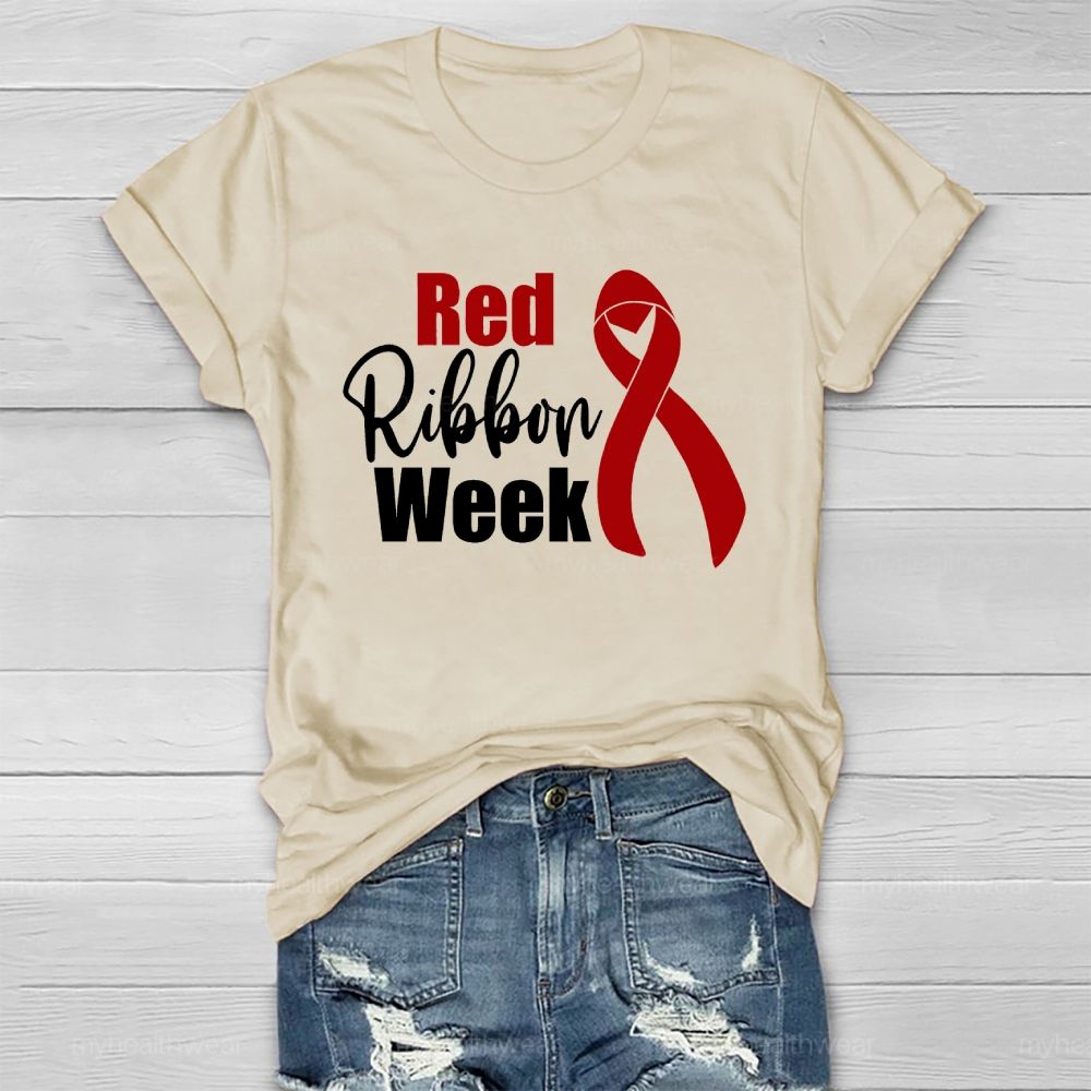 Red Ribbon Week  Healthwear T-shirt