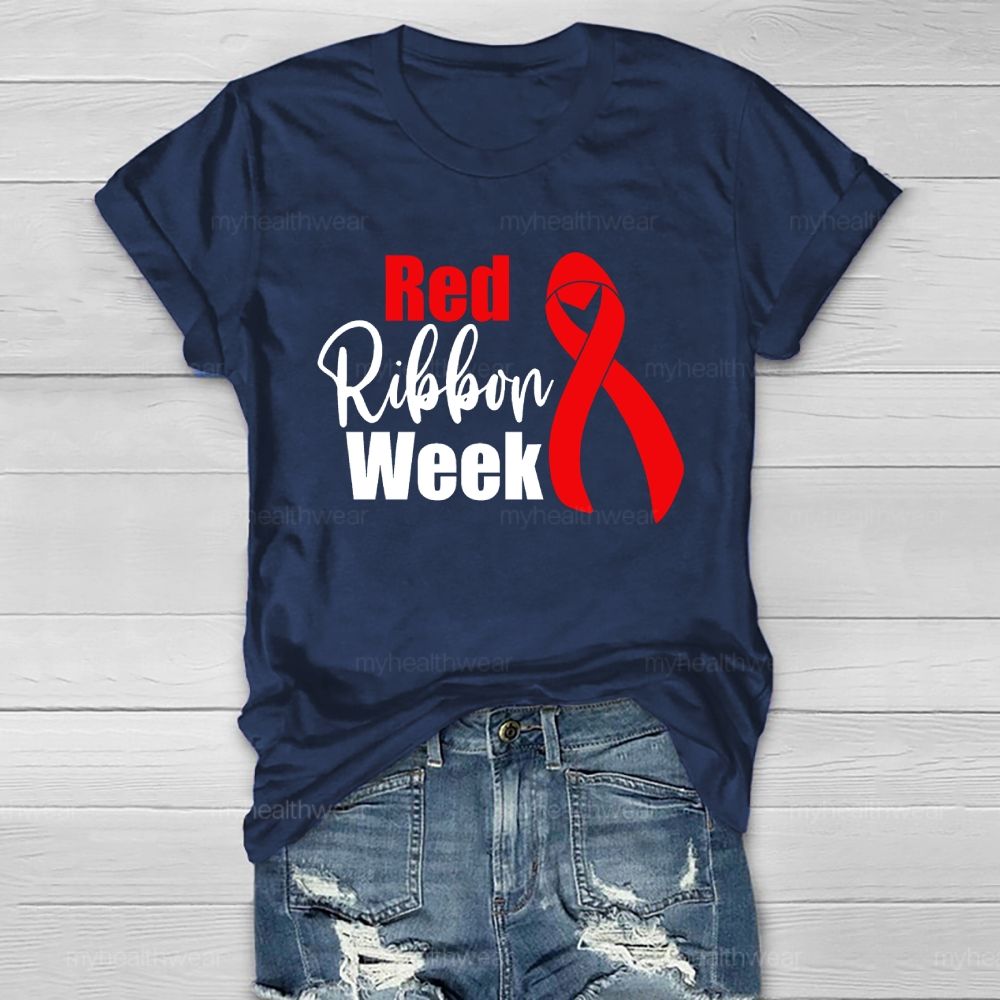 Red Ribbon Week  Healthwear T-shirt