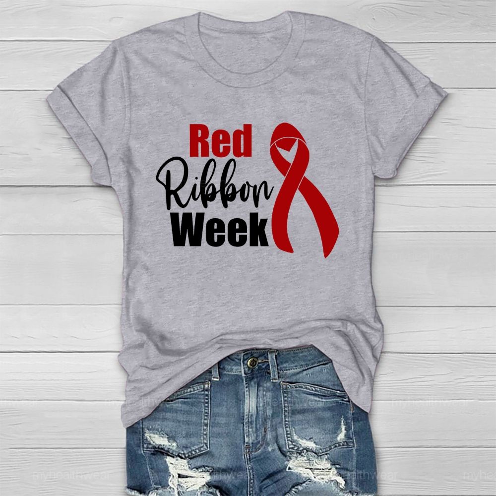 Red Ribbon Week  Healthwear T-shirt