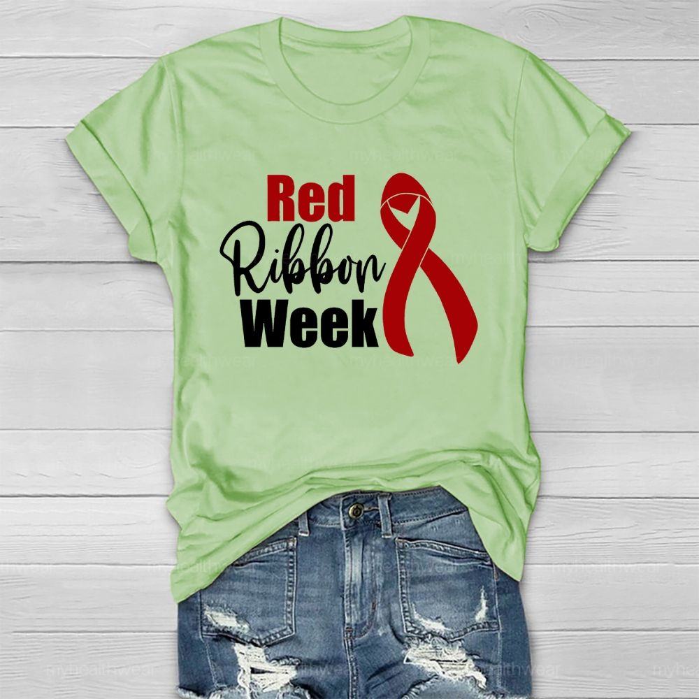Red Ribbon Week  Healthwear T-shirt