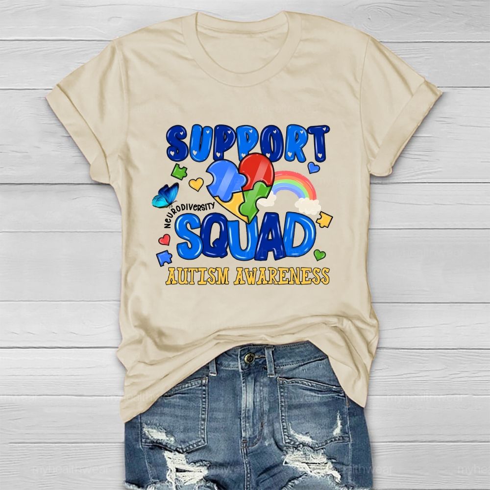 Autism Support Squad Autism Awareness  Healthwear T-shirt