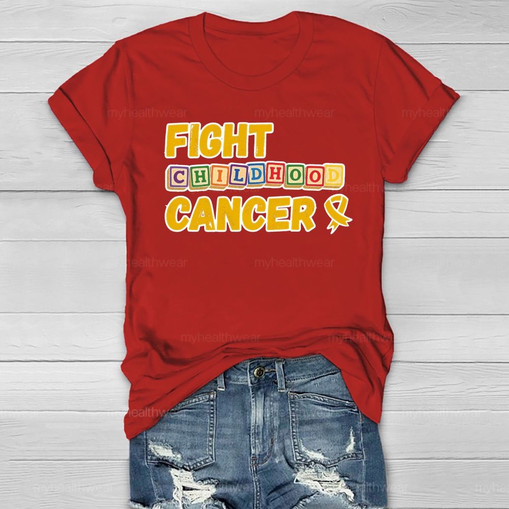 Fight Childhood Cancer Healthwear T-shirt
