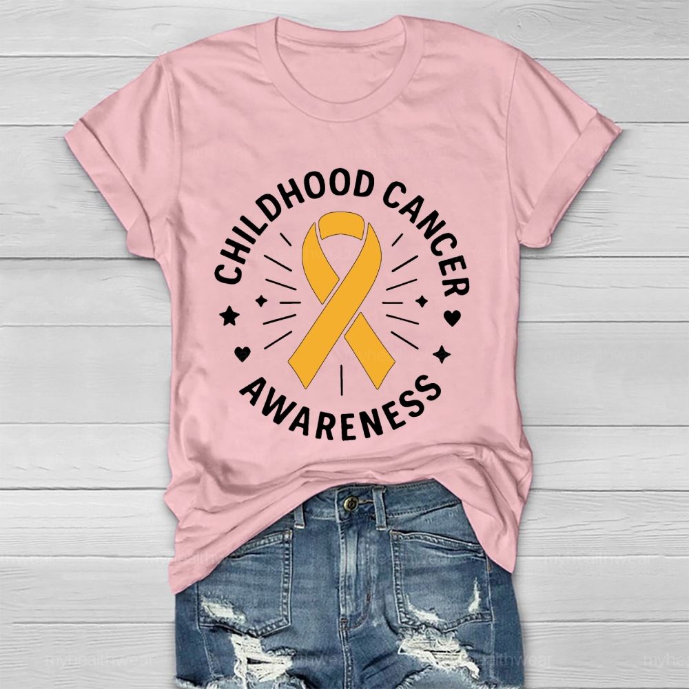 Childhood Cancer Awareness  Healthwear T-shirt