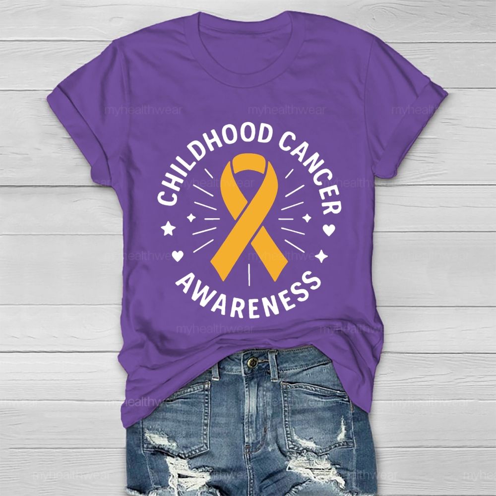 Childhood Cancer Awareness  Healthwear T-shirt